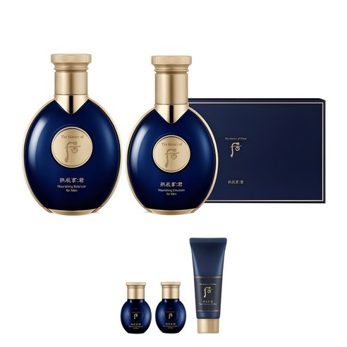 拱辰享 君 滋養 スキン 140ml + ローション 100ml + スキン 20ml + ローション 20ml + フォーム 40ml, 1セット 豪華 セット