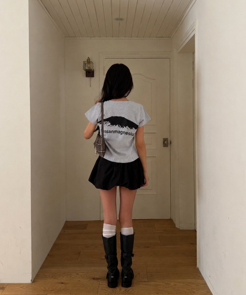 タンサンマゲンマウンテンTシャツ (スカイブルー/ブラック)