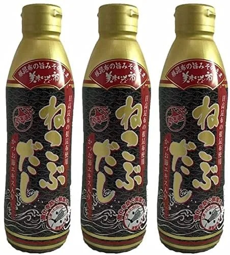 ねこぶだし 3本セット とれたて！美味いもの市 500ミリリットル (x 3)