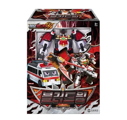 [正規品]メタルカードボット W/シーズン3/ブラッドウィング/2段変身/コウモリ/ドラキュラ/救急車/合体/変身/韓国ロボット