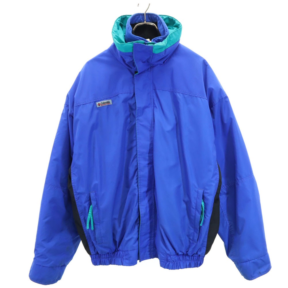 80s ヴィンテージ フリースライナー付き ジャケット L ブルー系 3WAY アウトドア メンズ