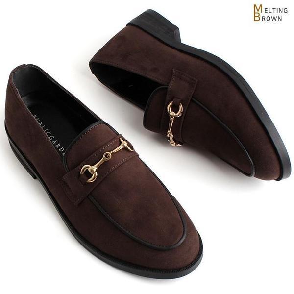 メンズ春靴メンズゴールドローファーフォーマルシューズWCD01