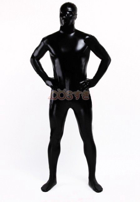 【全店任意2枚購入で100円OFF】全身タイツ 在庫 ブラック 光沢ある黒 弾力と伸縮性あり コスチューム コスプレ衣装 高品質 新品 Cosplay アニメ