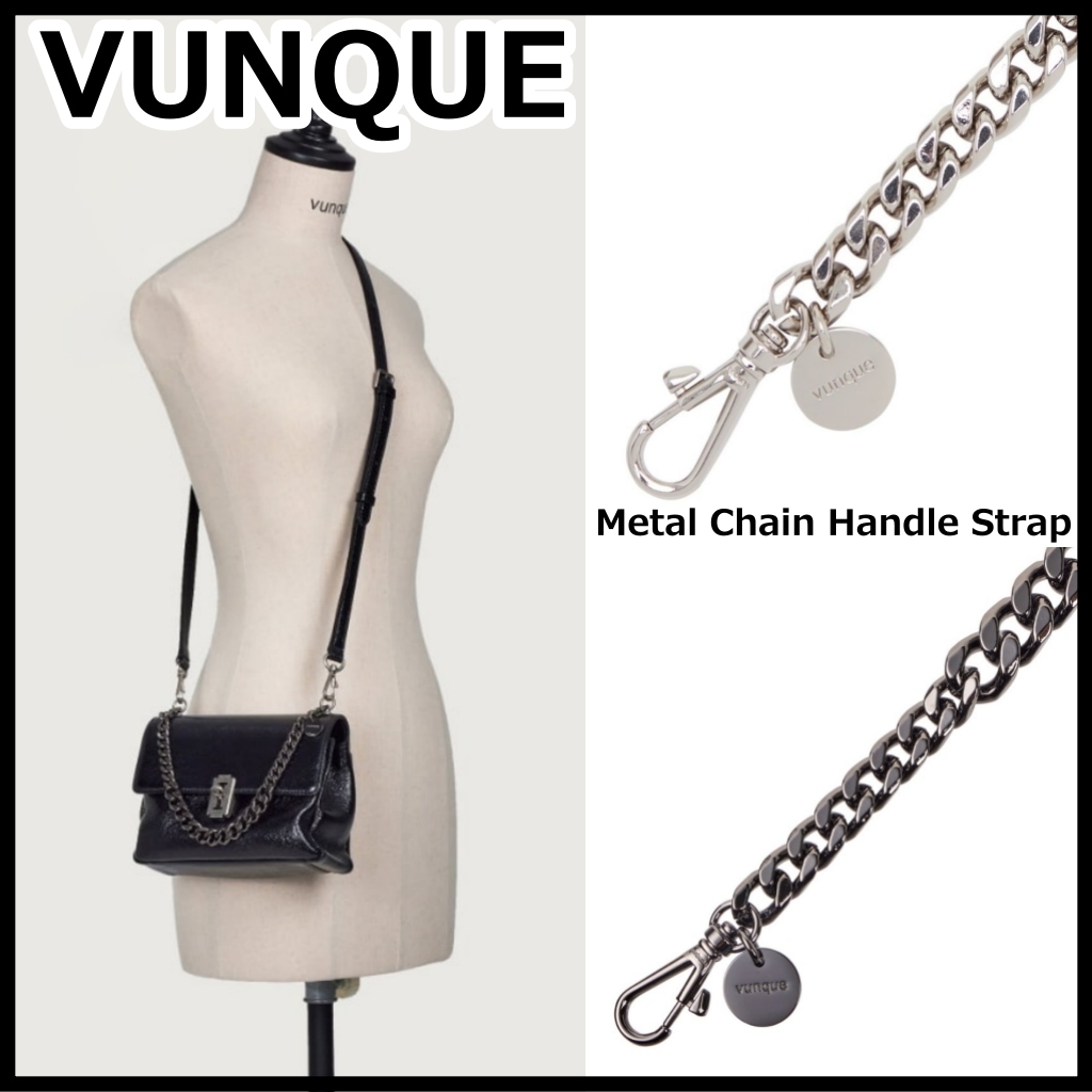 【VUNQUE】Metal Chain Handle Strap ハンドル ストラップ チェーンストラップ ハンドストラップ バッグ ストラップ vunque 財布 vunque バッグ