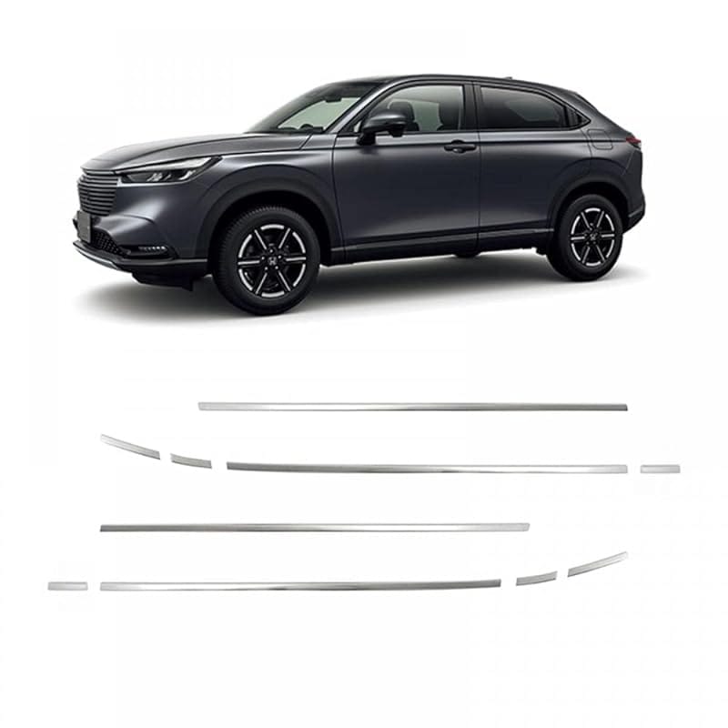 ホンダ 新型 ヴェゼル RV系 専用 RV3 RV4 RV5 RV6 ドアウィンドウモール サイドウィンドウガーニッシュ ウィンドウトリム 艶消し 外装 カスタム パーツ アクセサリー