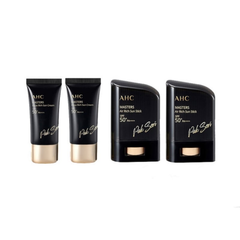 マスターズ エアリーチ サンスティック 22g (2個) + 日焼け止め 10g (2個) セット SPA50 + PA++++