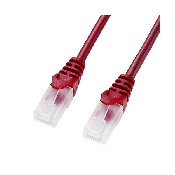 〔5個セット〕 サンワサプライ つめ折れ防止カテゴリ6A細径メッシュLANケーブル 10m ブラック＆ホワイト KB-T6AME-10BKWX5