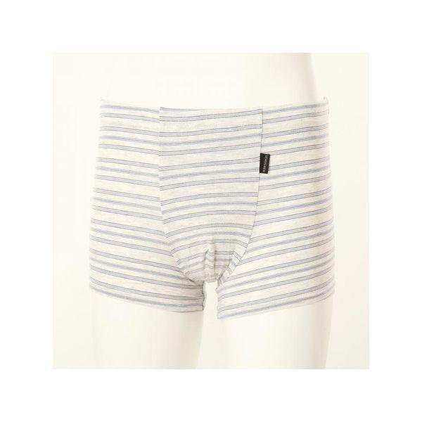 ビーナス 正常 モーダル メランジ ストライプ スパン 男性 ドローストリングス 男子 パンツ VMP4196T BU C_P410214441