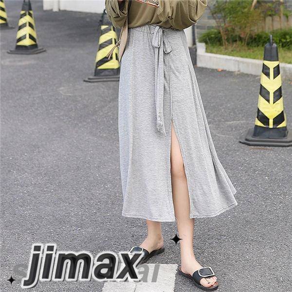 スカート マキシ丈 ミモレ レディース フレア Aライン おしゃれ マキシスカート 上品 体型カバー 横ベンツ 伸縮性 ロング スタイル 色ぽい プレゼント 5,387円