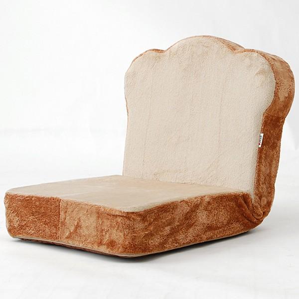 座椅子 おもしろ かわいい 一人用 1人掛 トースト 食パン メロンパン パン座椅子