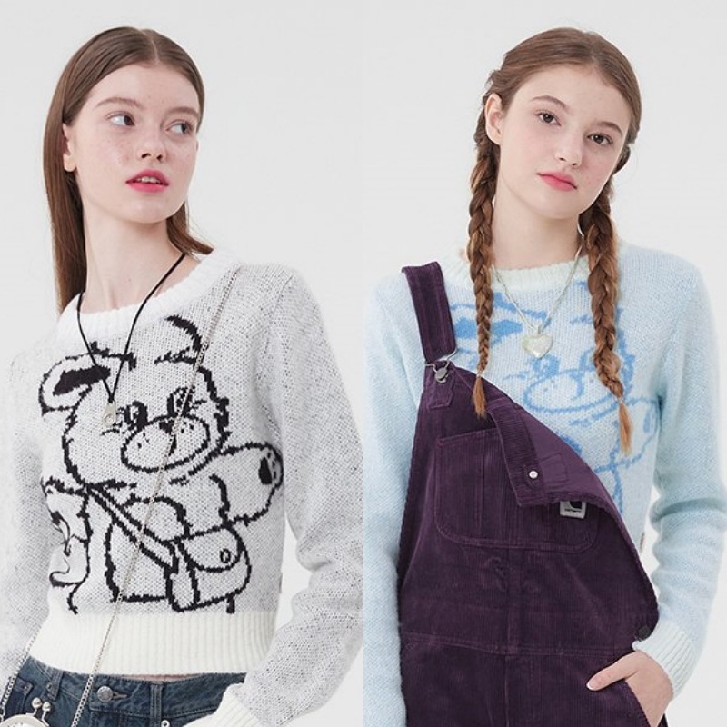 WITTY BUNNY CROP KNIT 韓国正規品