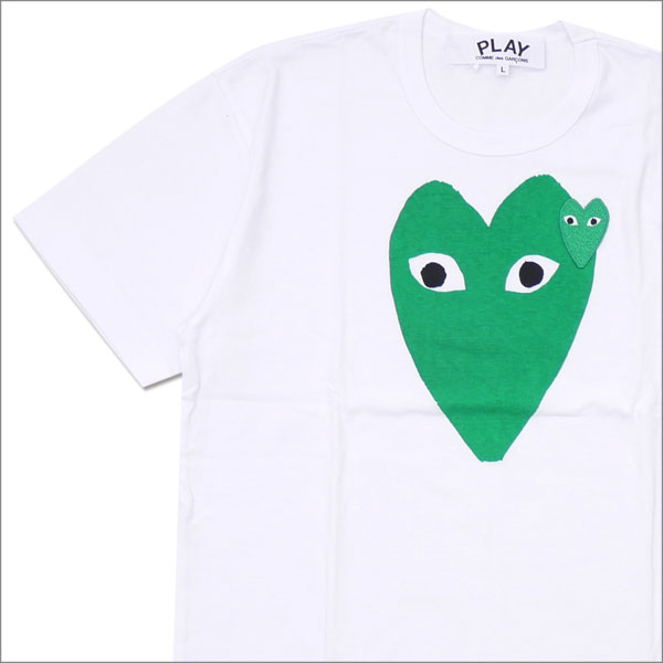 プレイ コムデギャルソン PLAY COMME des GARCONS GREEN HEART TEE AX-T060-051 200-007756-050