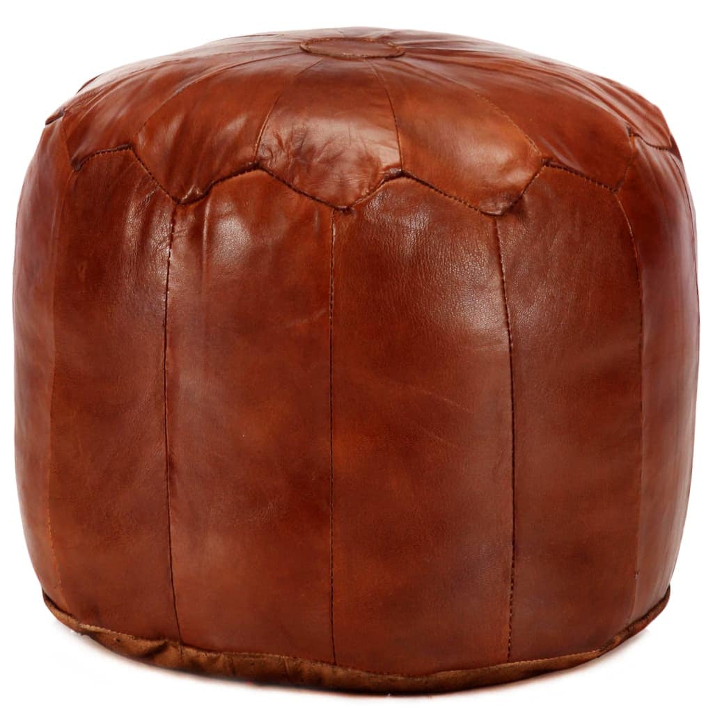 厚手クッション タン 40x35cm 本山羊革製