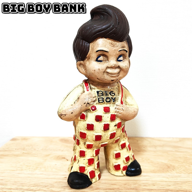 貯金箱 BIG BOY アンティーク 置物 キャストアイアン コインバンク ヴィンテージ 鋳鉄 ビッグボーイ キャラクター 正規ライセンス品 アメリカン 雑貨 おしゃれ 可愛い インテリア