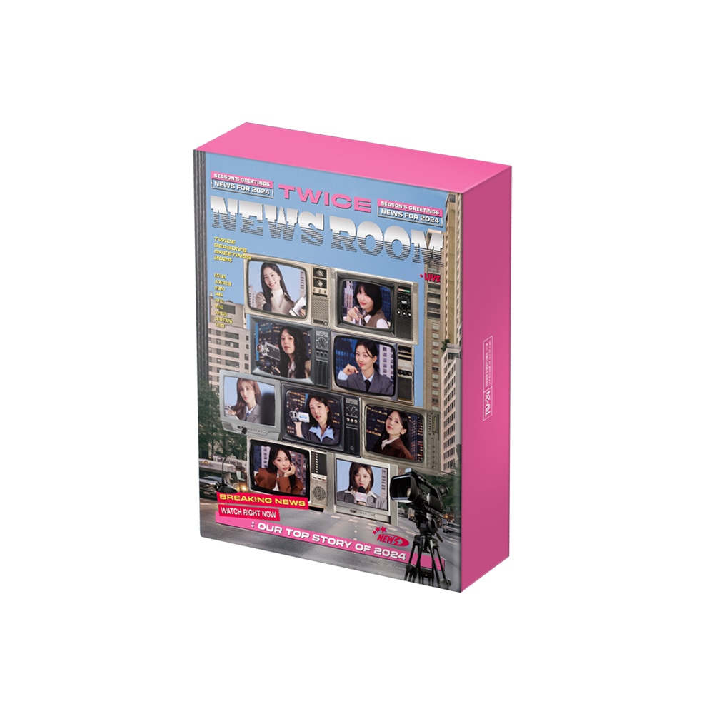 【JYP特典選択】TWICE 2024 Season’s Greetings シーズングリーティング TWICE NEWS ROOM
