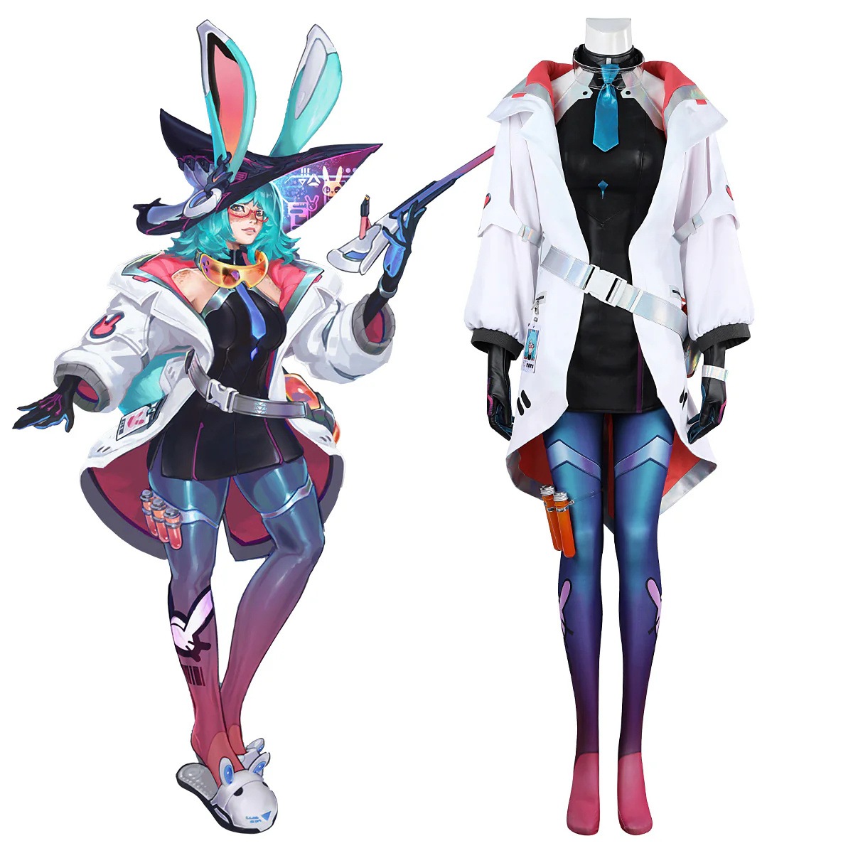 男性と女性のための尾を持つ伝説のコスプレコスチューム,笑,オーロラ,魔女,ウサギ,チャンピオン,ハロウィーン,プレセール,ゲーム