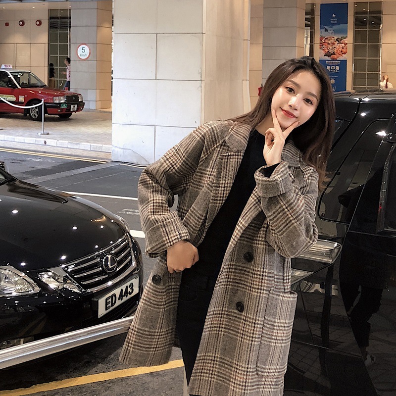 チェスターコート レディース チェック柄コートアウター チェスターコート ミディアム丈コート 定番 ラシャアウター pコート 通勤 通学 オシャレ着痩せ