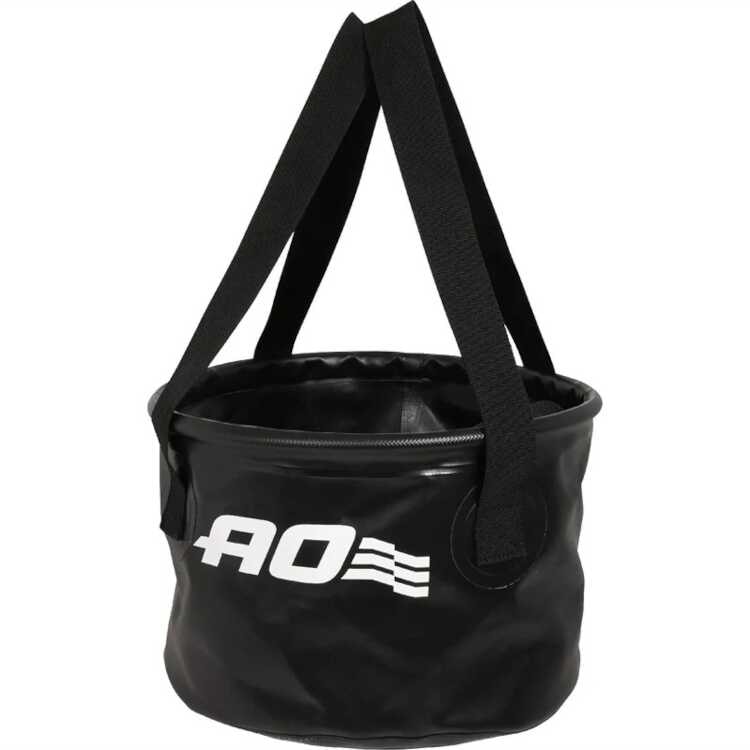 コラプシブルバケット 15L ブラック 幅30×高さ21×奥行30cm（15L） #AOMPVCBB4-BK