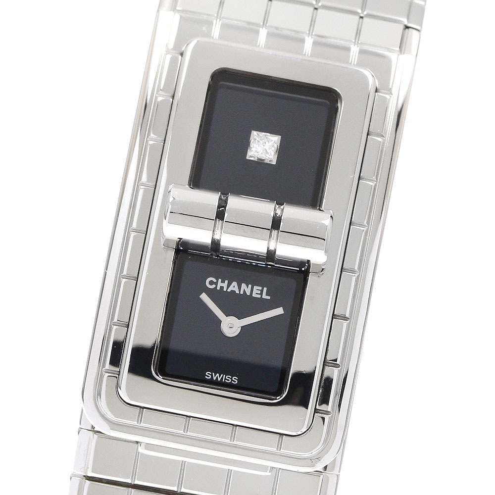 シャネル CHANEL H5144 コード ココ 1Pダイヤ クォーツ レディース 良品 _922700【中古】