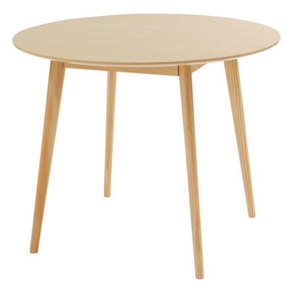 ラウンドテーブル ナチュラル 幅90×奥行き90×高さ72cm TAP-001NA
