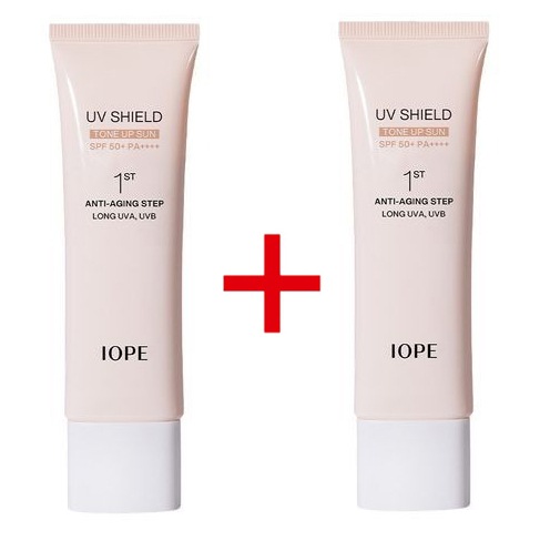[1+1]UVシールドトーンアップサン SPF50+/PA++++ 50ml+50ml