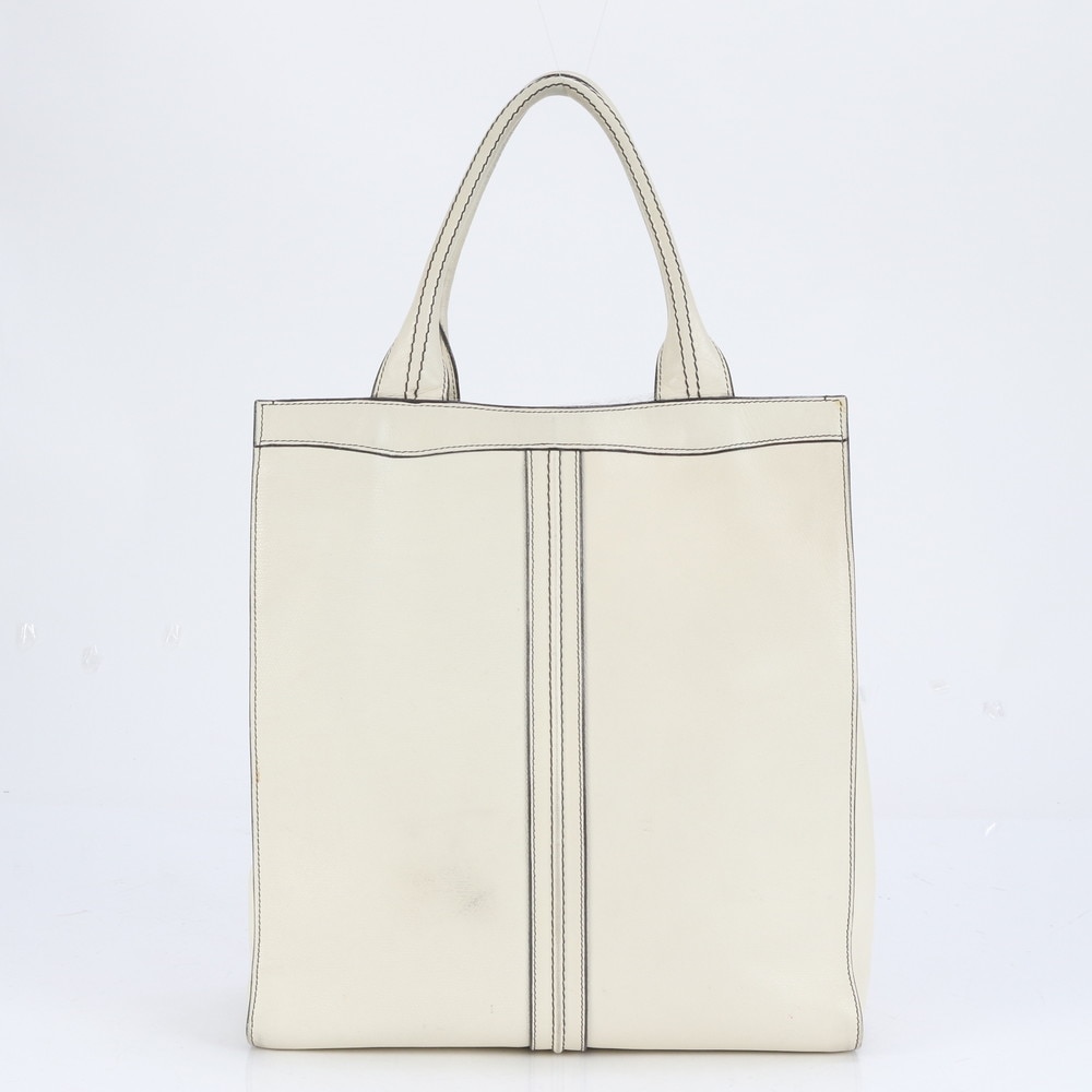 美品 ミディアム パンチ レザー トート バッグ 肩掛け ショルダー ハンド A4 レディース RCE CI22-2 中古