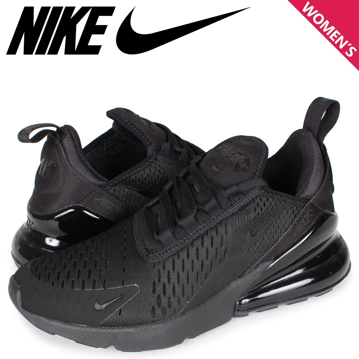 スニーカー レディース WMNS AIR MAX 270 ブラック 黒 AH67 12,950円