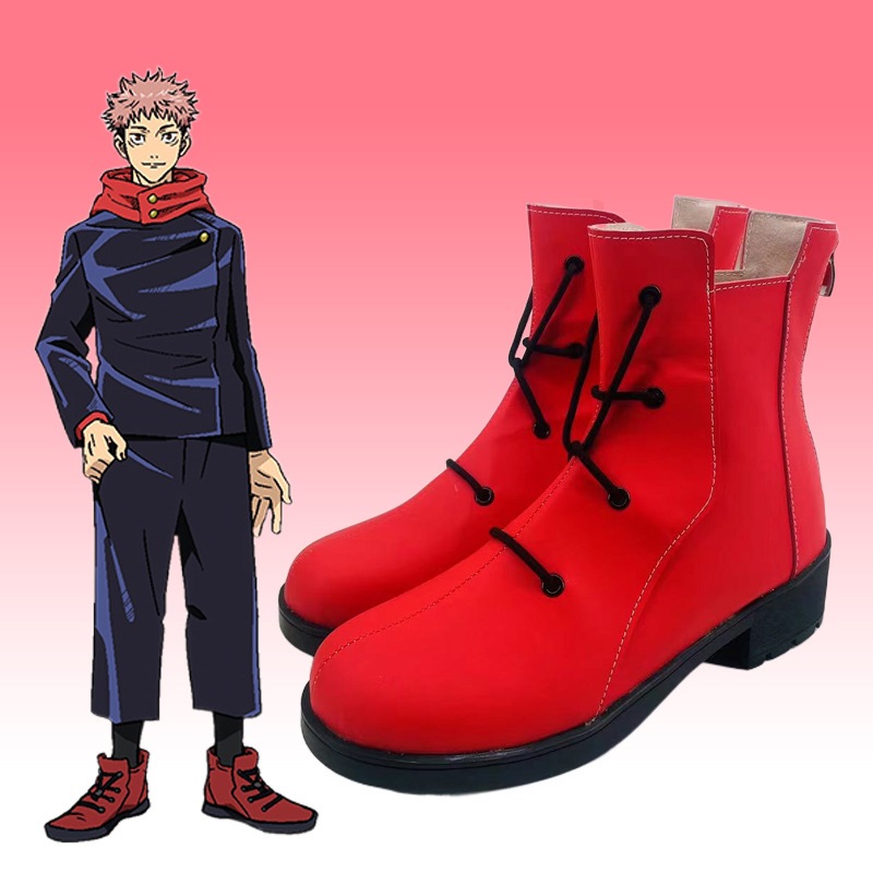 イタドリを撃退する呪文 悠仁コス靴二次元アニメーション展示パフォーマンスシューズ