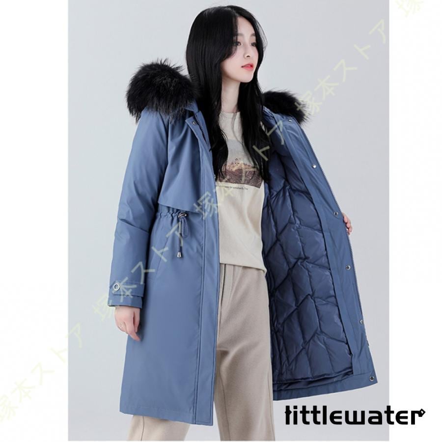 ロング丈 中綿 ダウンジャケット レディース ダウンコート アウター コート 防寒 秋冬 レディースコート エコダウン ショート 暖かい ボリューム フード