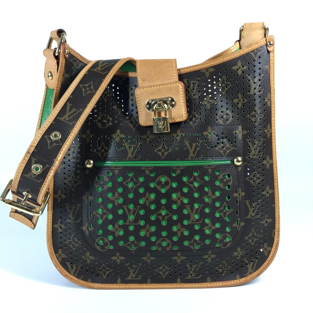 ショルダーバッグ M95173 ミュゼット モノグラムペルフォ カバン 斜め掛け モノグラムキャンバス グリーン