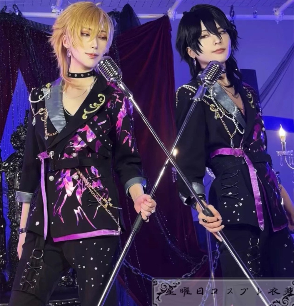 ES あんさんぶるスターズ UNDEAD 分かれ道*憧れた姿とフラッシュバック 朔間零 大神晃牙 羽風薫 乙狩アドニス コスプレ衣装 ハロウィン コスチューム 仮装