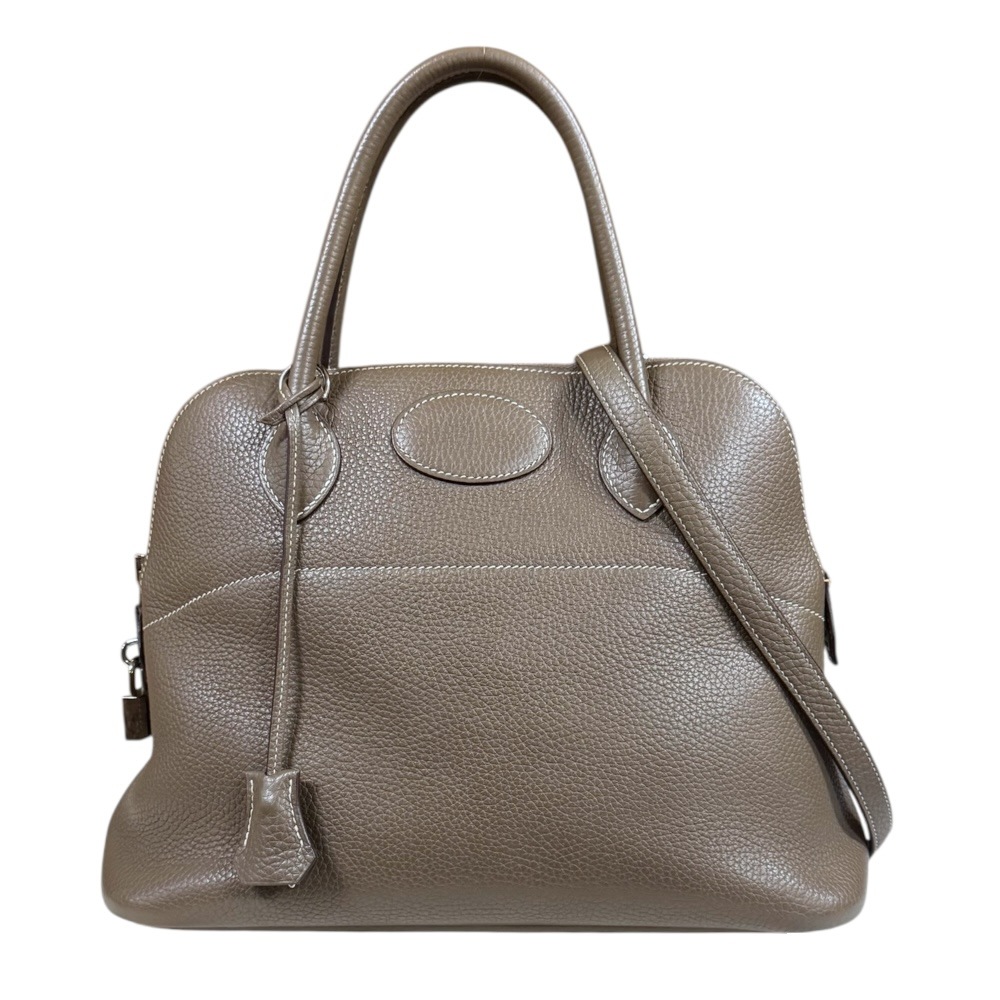 エルメス ボリード31 ショルダーバッグ トリヨンクレマンス グレー HERMES 中古 425,700円