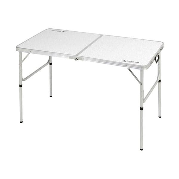 キャプテンスタッグ ラフォーレアルミツーウェイテーブル アジャスター付 M 120×60cm UC-0510