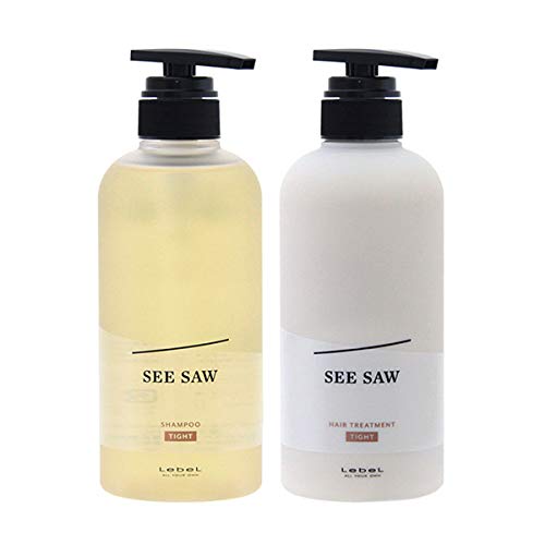 ルベル 【セット品】SEE/SAW（シーソー）ヘア＆スキャルプシャンプーT × ヘアトリートメントT 500ml/500g 2個アソート