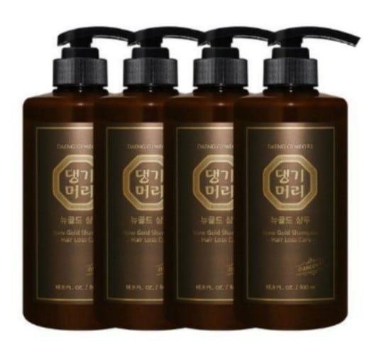 デンギヘア オリジナル ニューゴールド シャンプー500ml4個 /頭皮低刺激 /毛穴シャンプー /毛髪集中ケア /脱毛シャンプー /韓国シャンプー /髪質 /ヘアケア /毛髪用 /極損傷ケア