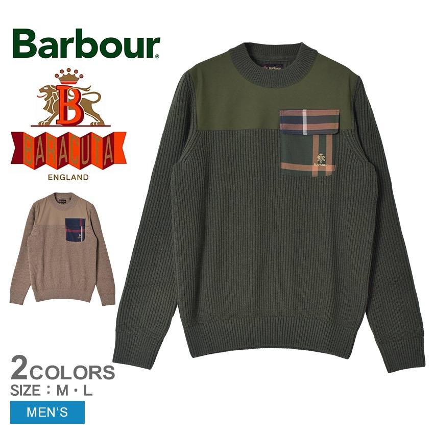 Miller Regular Knitted Crew Neck Sweater MKN1614 メンズ BARACUTA バラクータ コラボ トップス セーター クルーネック 長袖