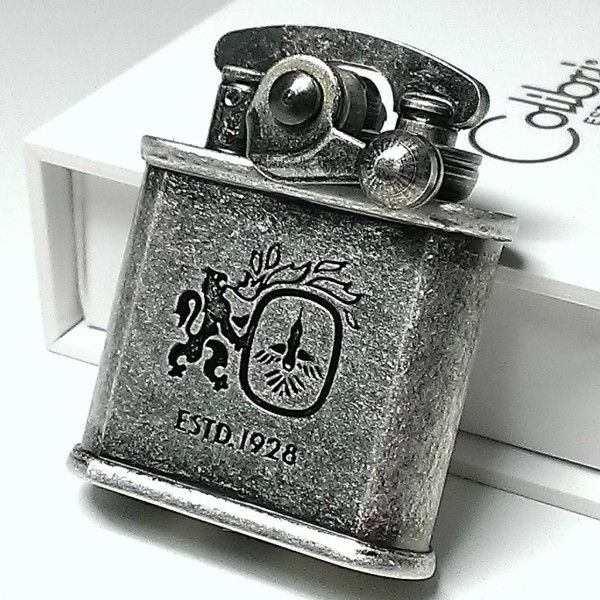 オイルライター Colibri コリブリ アンティークシルバー レトロ ニッケルバレル フリントオイルライター ブランド おしゃれ メンズ プレゼント ギフト