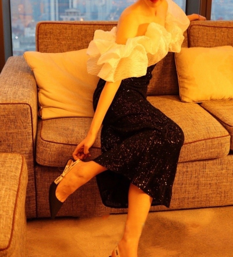 スパンコール ドレス 衣装 パーティードレス パーティドレス ロングドレス ステージドレス 舞台衣装 舞台ドレス フォーマルドレス Iラインドレス イブニングドレス ロング ロング丈 袖あり 半袖