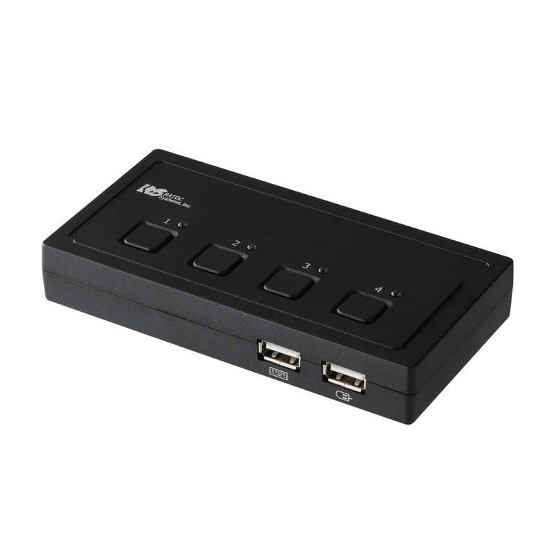ラトックシステム　VGAパソコン切替器(4台用) [4入力 /1出力]　RS-430U