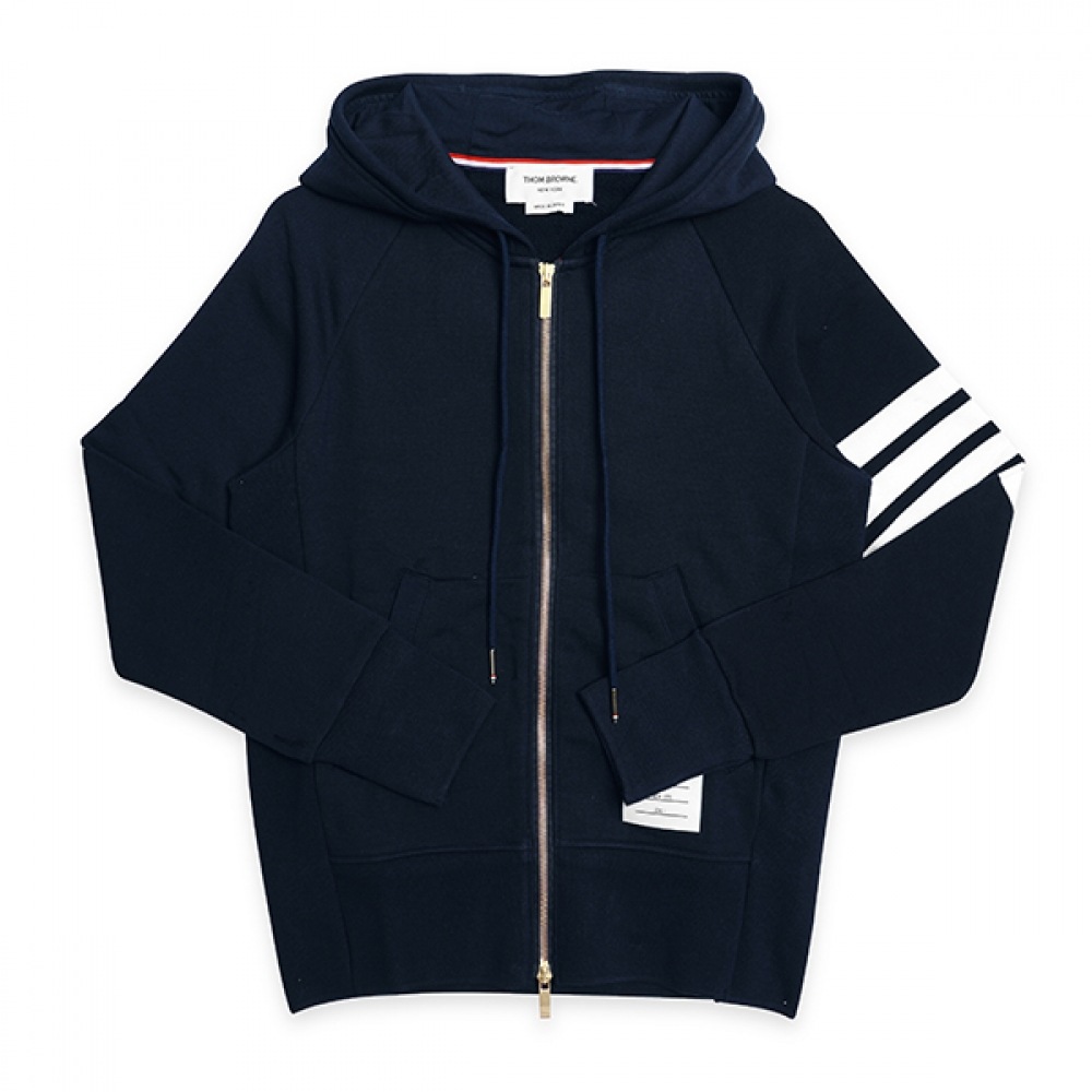トムブラウン MJT022H 00535 461 4バーストライプメンズジップアップパーカー