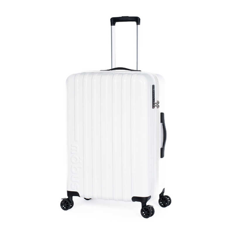 MOBUS　スーツケース ジッパータイプ 宿泊目安：4～6日間 065L 拡張機能搭載 フットストッパータイプ USB充電ポート付属 mobus アイボリー　MBC-1912-24W