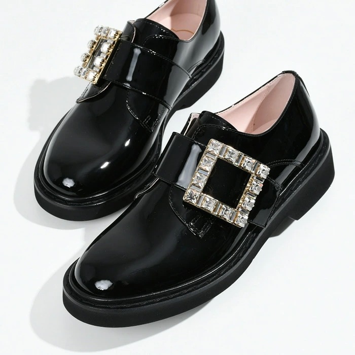 靴 ローファー ヴィヴ レンジャー パテントレザーシューズ RVW54835700D1P レディース B999 BLACK ブラック 黒 レザー