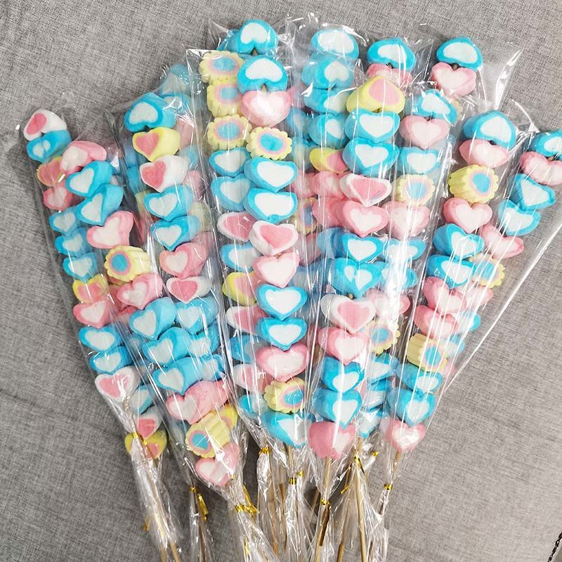 5080Pcs ラブマシュマロ串 学校全体串用マシュマロロリポップ80個