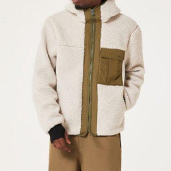 M ジャケット ZQC FOA40743368S スノードリフト フルジップ シェルパ