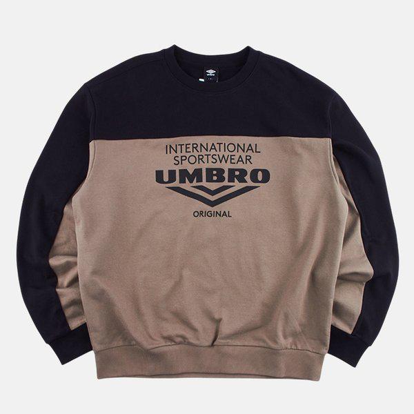 ヴィンテージポップ ラウンドネック チュリ スウェットシャツ ブラック UP321CFS96