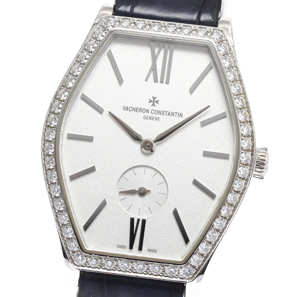 ヴァシュロン・コンスタンタン VACHERON CONSTANTIN 81515/000G-9891 マルテ K18WG ダイヤベゼル 手巻き ボーイズ 保証書付き_823445【中古】
