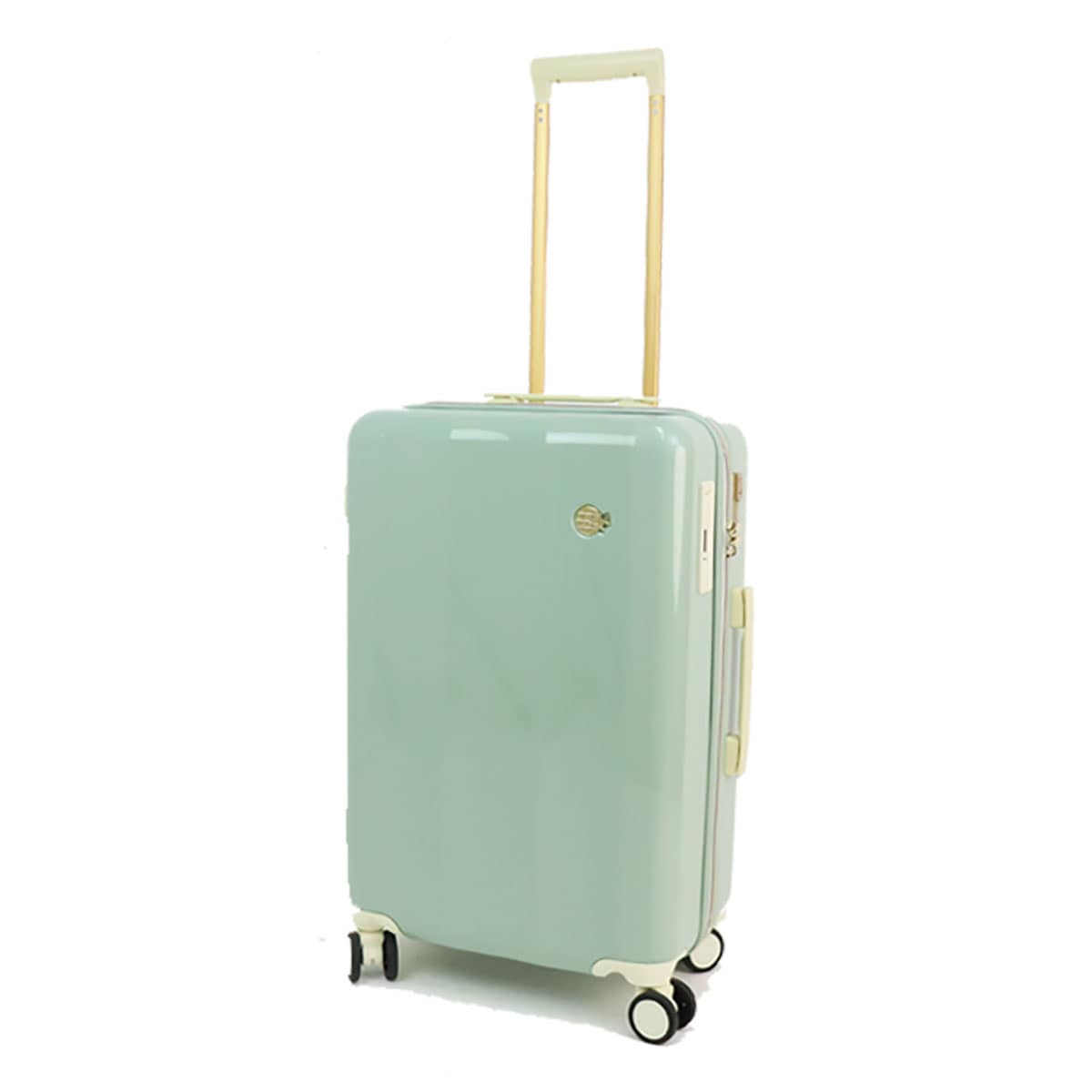 スーツケース Mサイズ かわいい レディース 45L 0826-55 キャリーケース ファスナー ハードキャリー トラベルケース 修学旅行 トラベル 旅行 国内 出張 大人