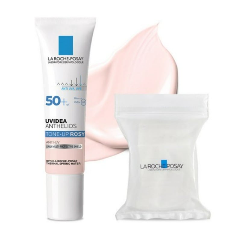 ユビデア アンテリオス トーンアップ ロージー サンクリーム SPF50+ PA++++ 30ml+コットン30枚