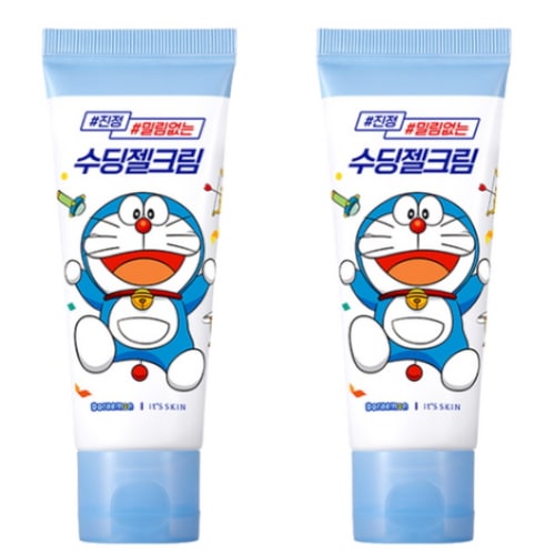 【正品】ドラえもん エディション·パワー10 フォーミュラ·エルアイ スージングジェルクリーム 甘草ジュレン75ml2個