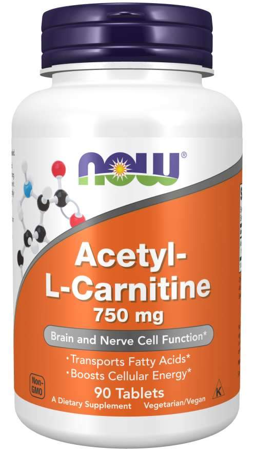 NOW Foods(ナウフーズ)アセチル-L-カルニチン750mg 90タブレット